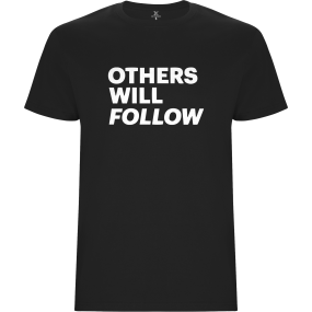 Camiseta Others will follow algodón negra