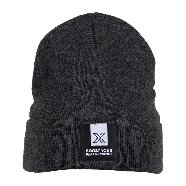 Grey Patch Beanie