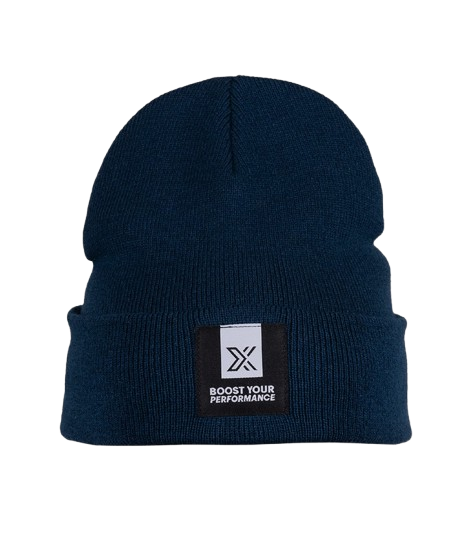 Patch beanie blue