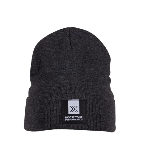 Grey Patch Beanie